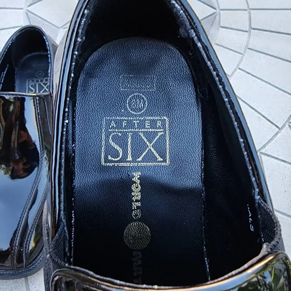 After Six Glossy Patent Faux Leather Dress Shoes 8 - Picture 5 of 8